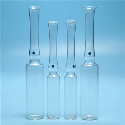 Clear Moulded Injection Glass Ampoule Bottles
