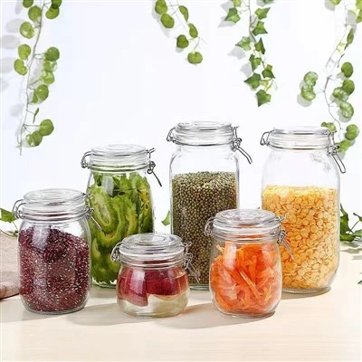 Glass Food Storage Jar